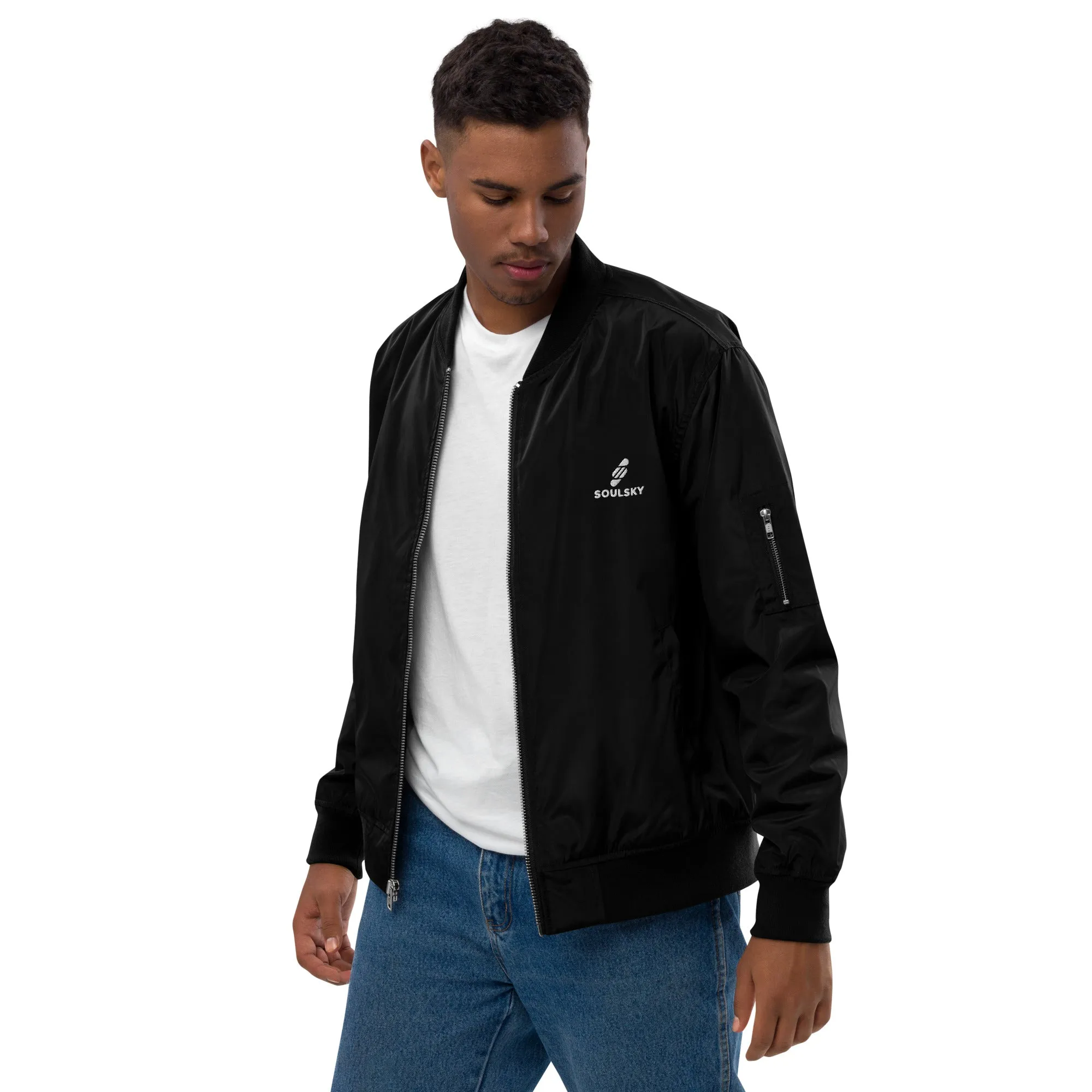 NEVER LOSE HOPE Premium Bomber Jacket - Black