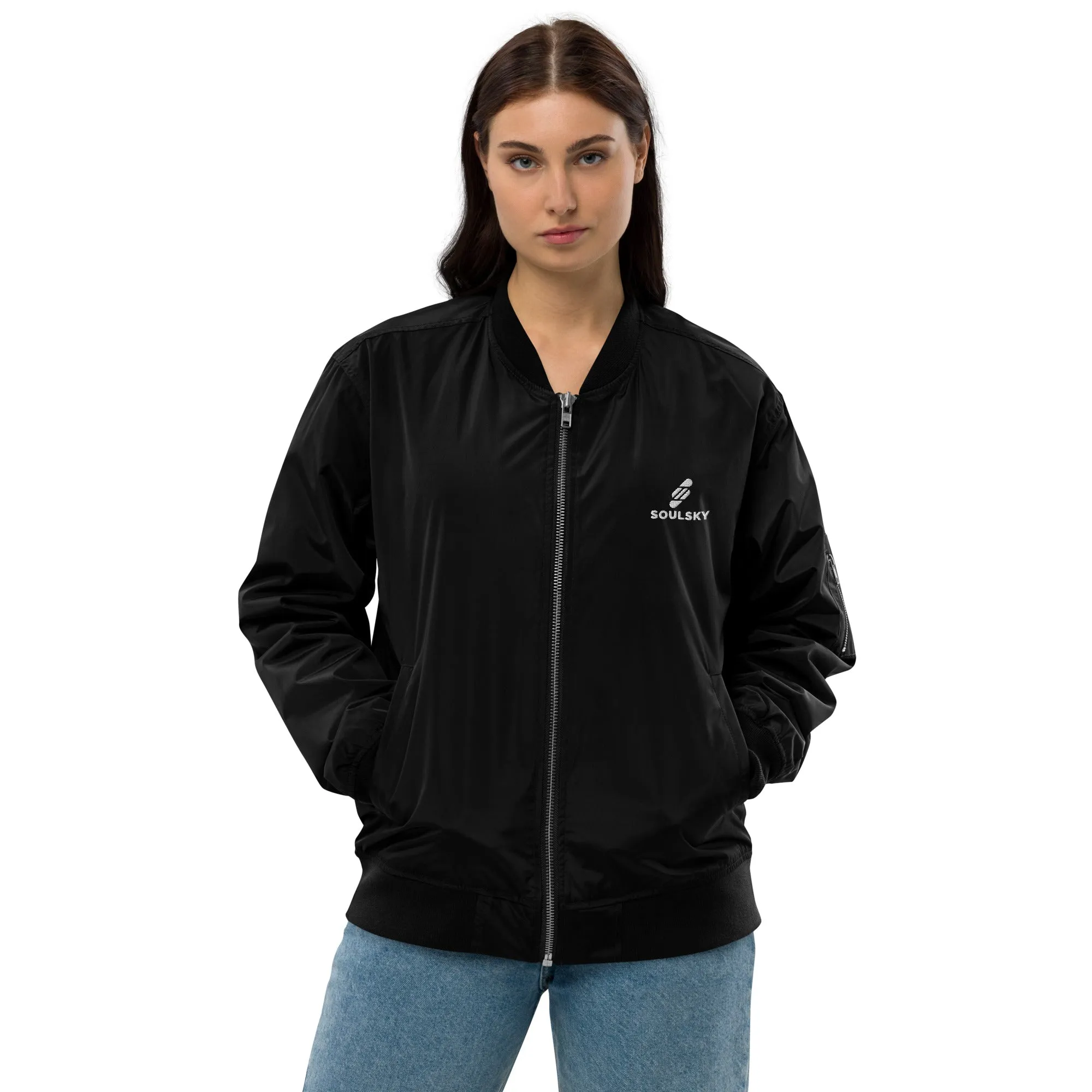 NEVER LOSE HOPE Premium Bomber Jacket - Black