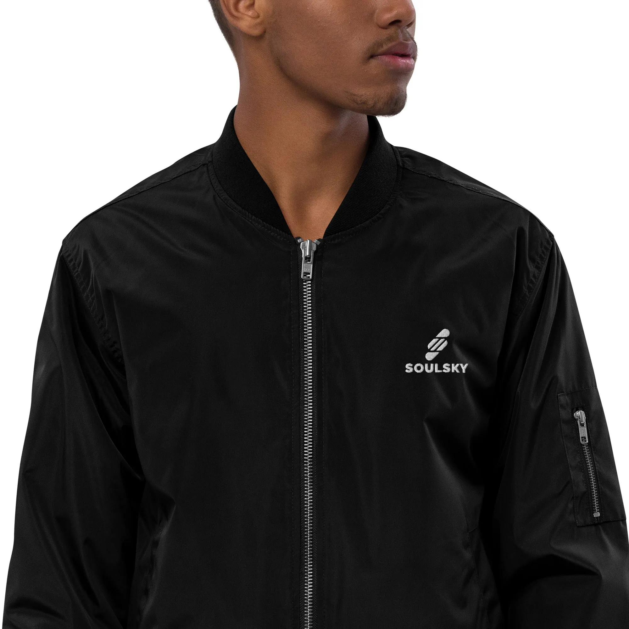 NEVER LOSE HOPE Premium Bomber Jacket - Black