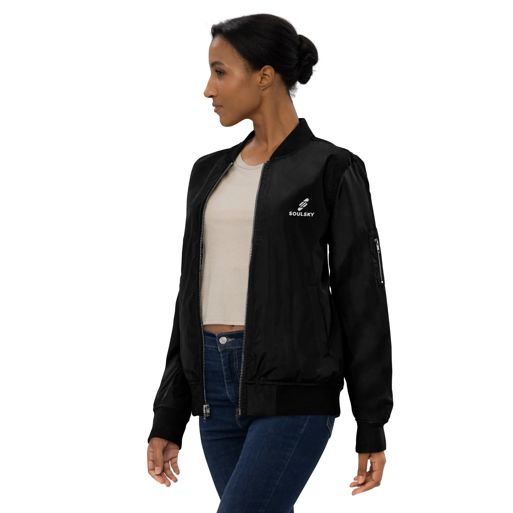 NEVER LOSE HOPE Premium Bomber Jacket - Black