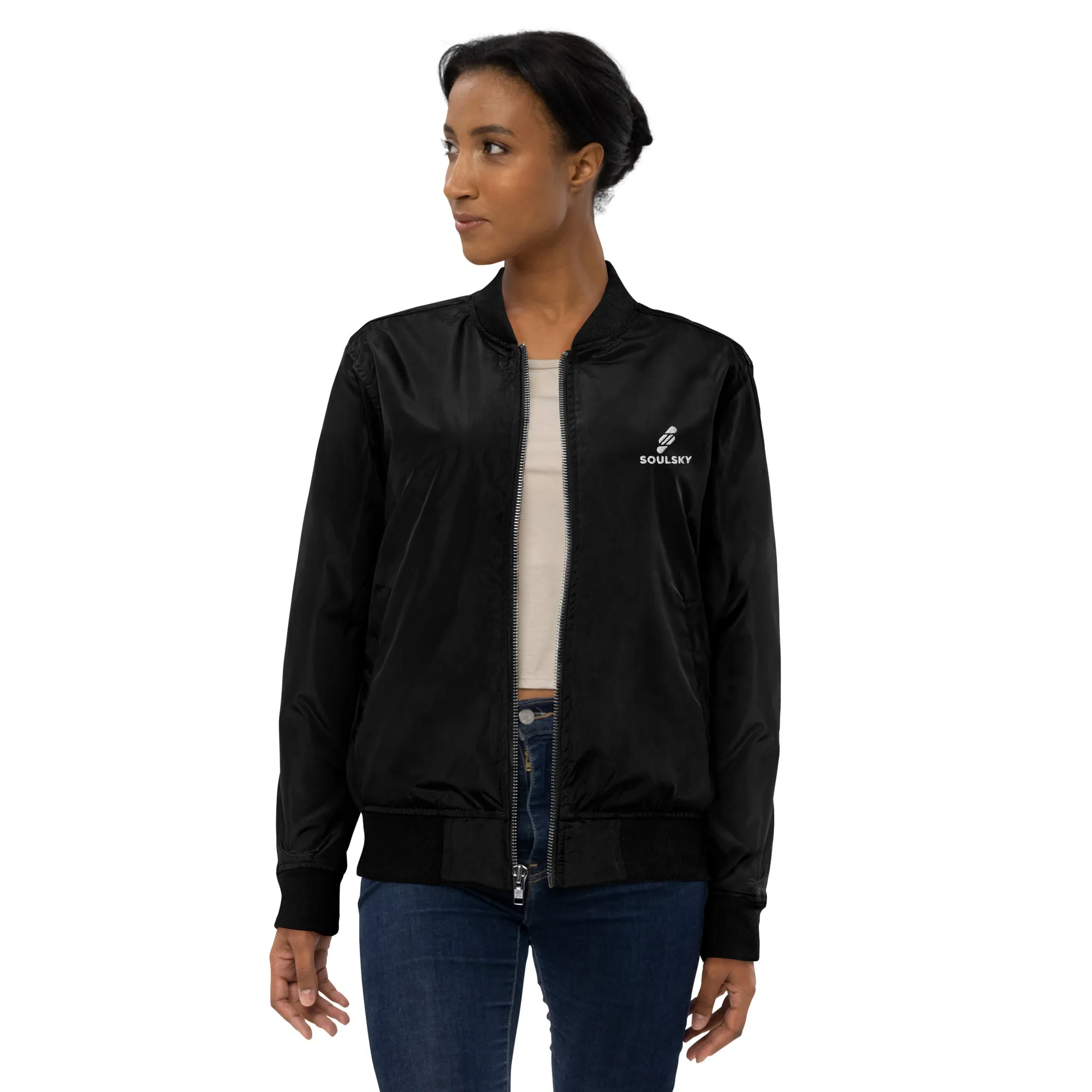 NEVER LOSE HOPE Premium Bomber Jacket - Black