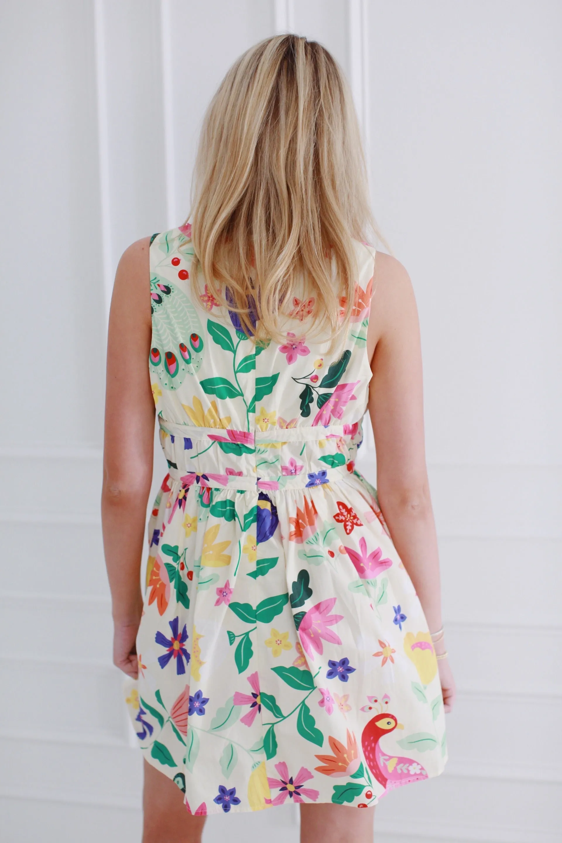 Nylah Mini Dress - Pretty Peacock