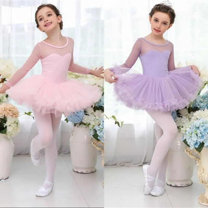 Obsessions #8886 Childs Polka Dots Mesh Ballet Tutu Dress 3-10Y