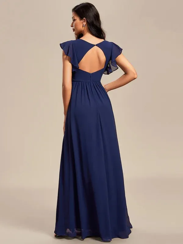 Pam navy open back bridesmaid dress s28 Express NZ wide