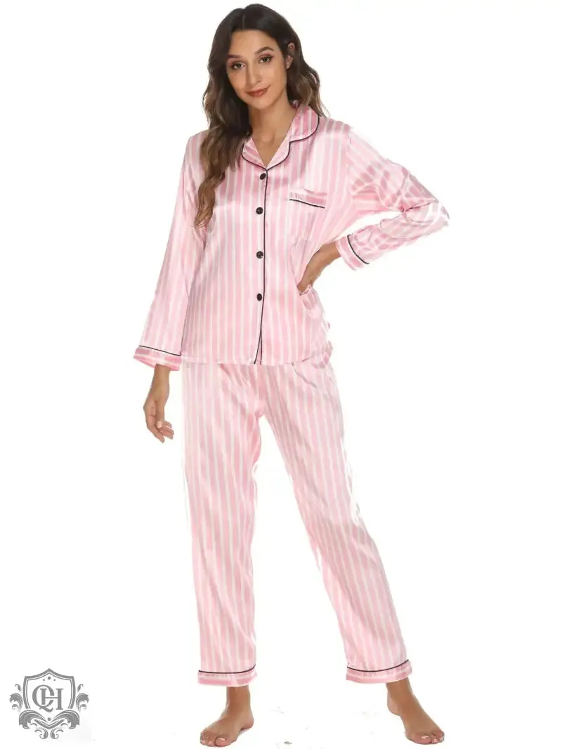 Patterned Long Sleeve Lounge Suit