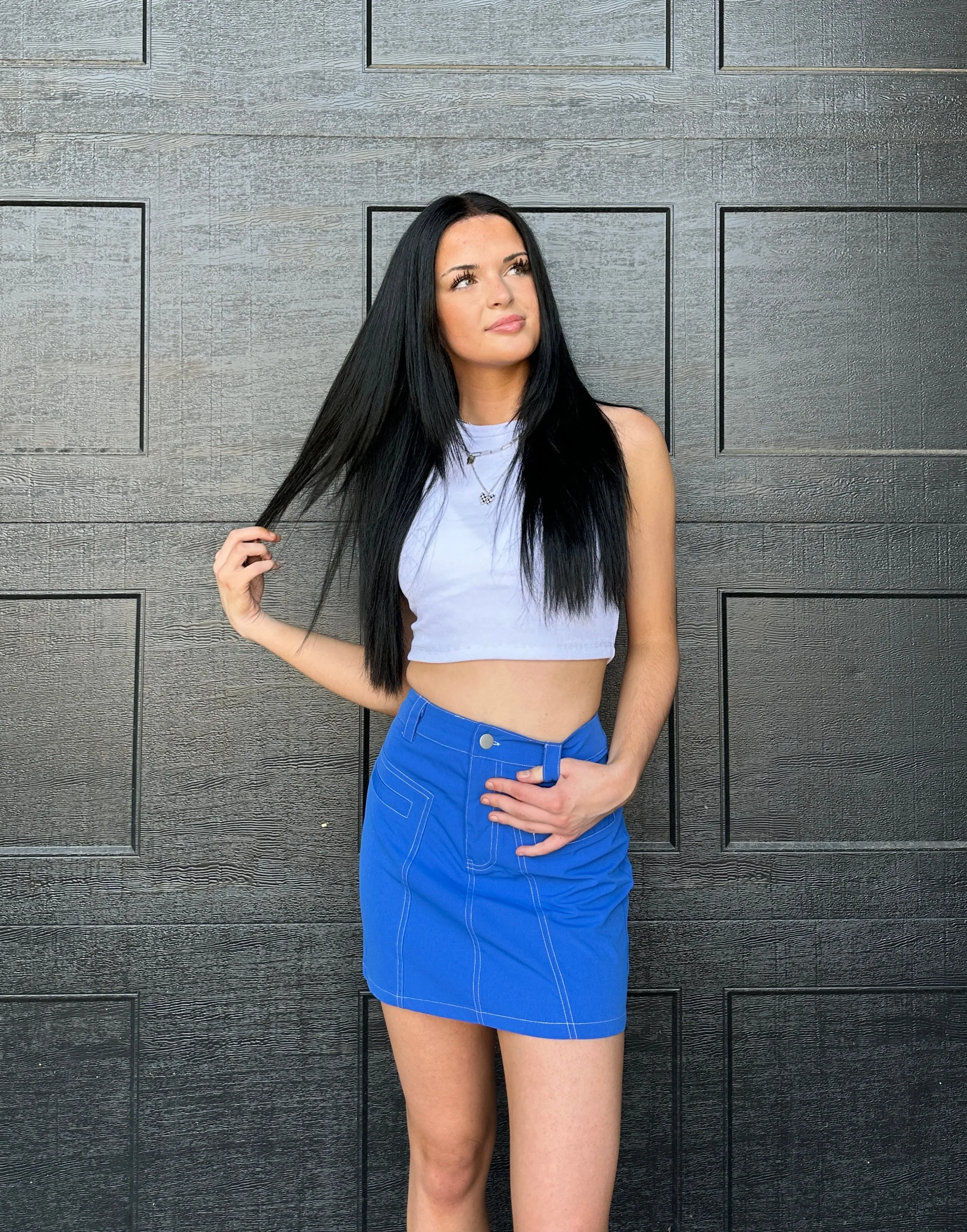 Power Play Skirt Blue
