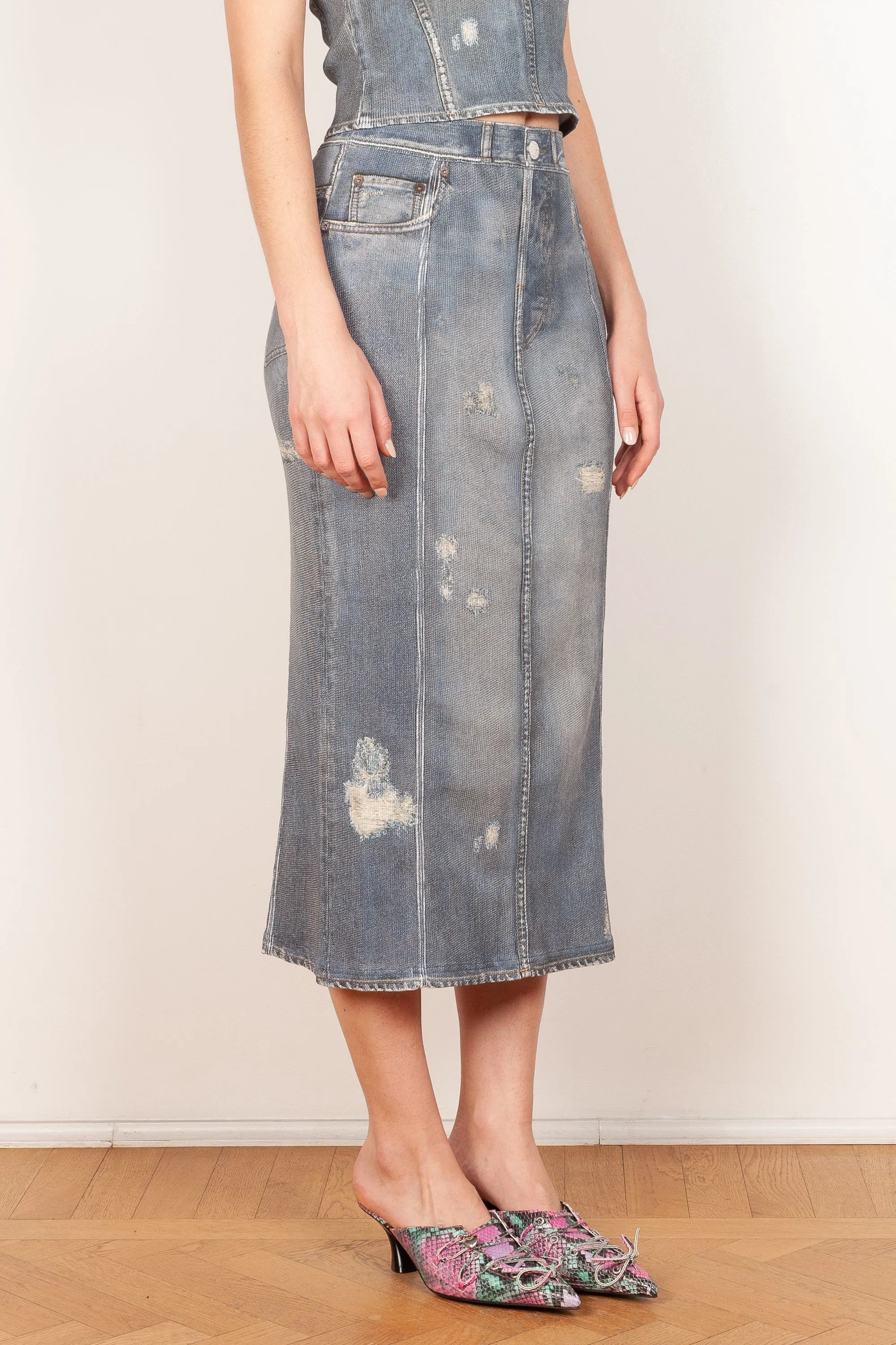 Printed Skirt 661