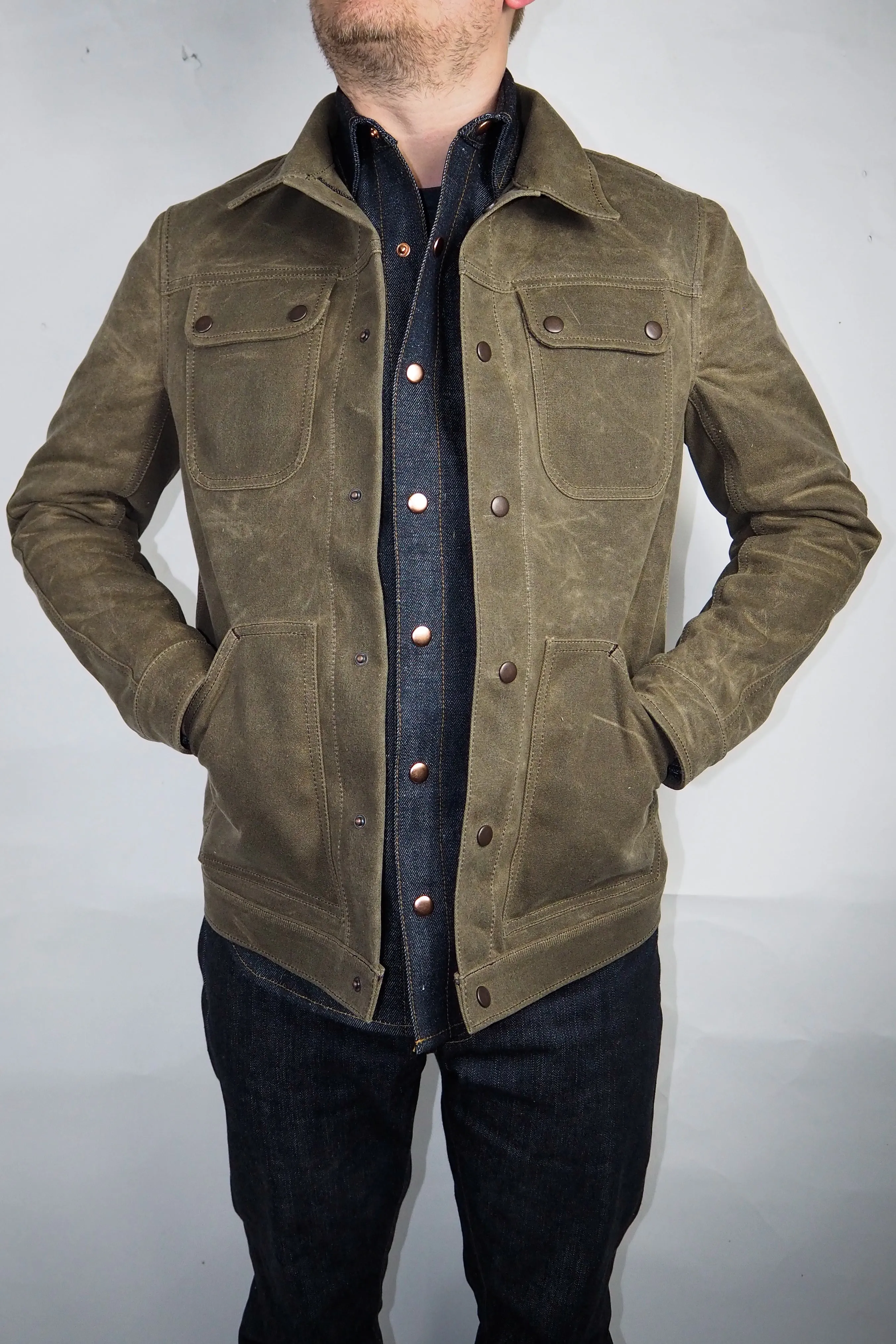 Ranger Jacket - 20oz. Sage Waxed Canvas