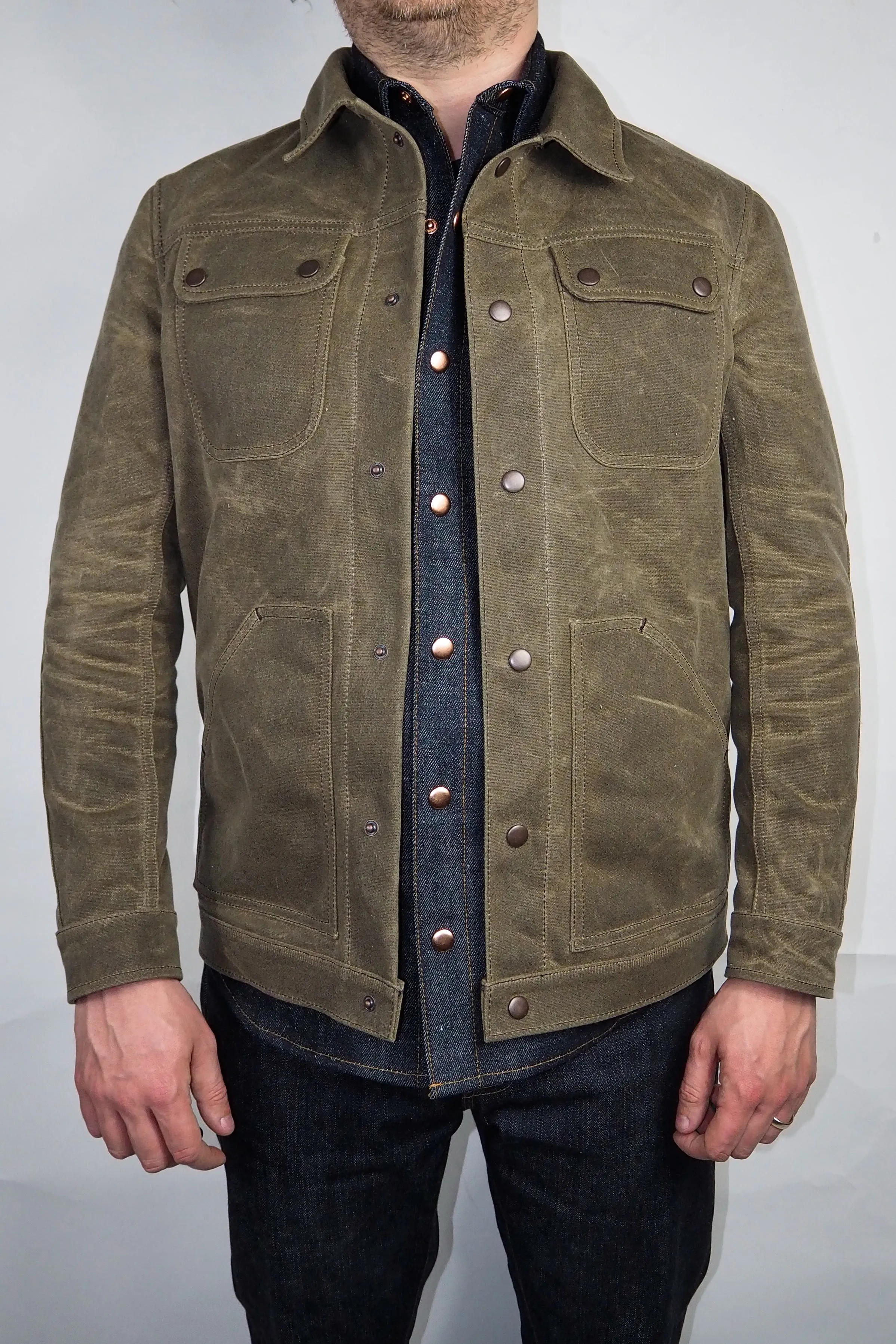 Ranger Jacket - 20oz. Sage Waxed Canvas