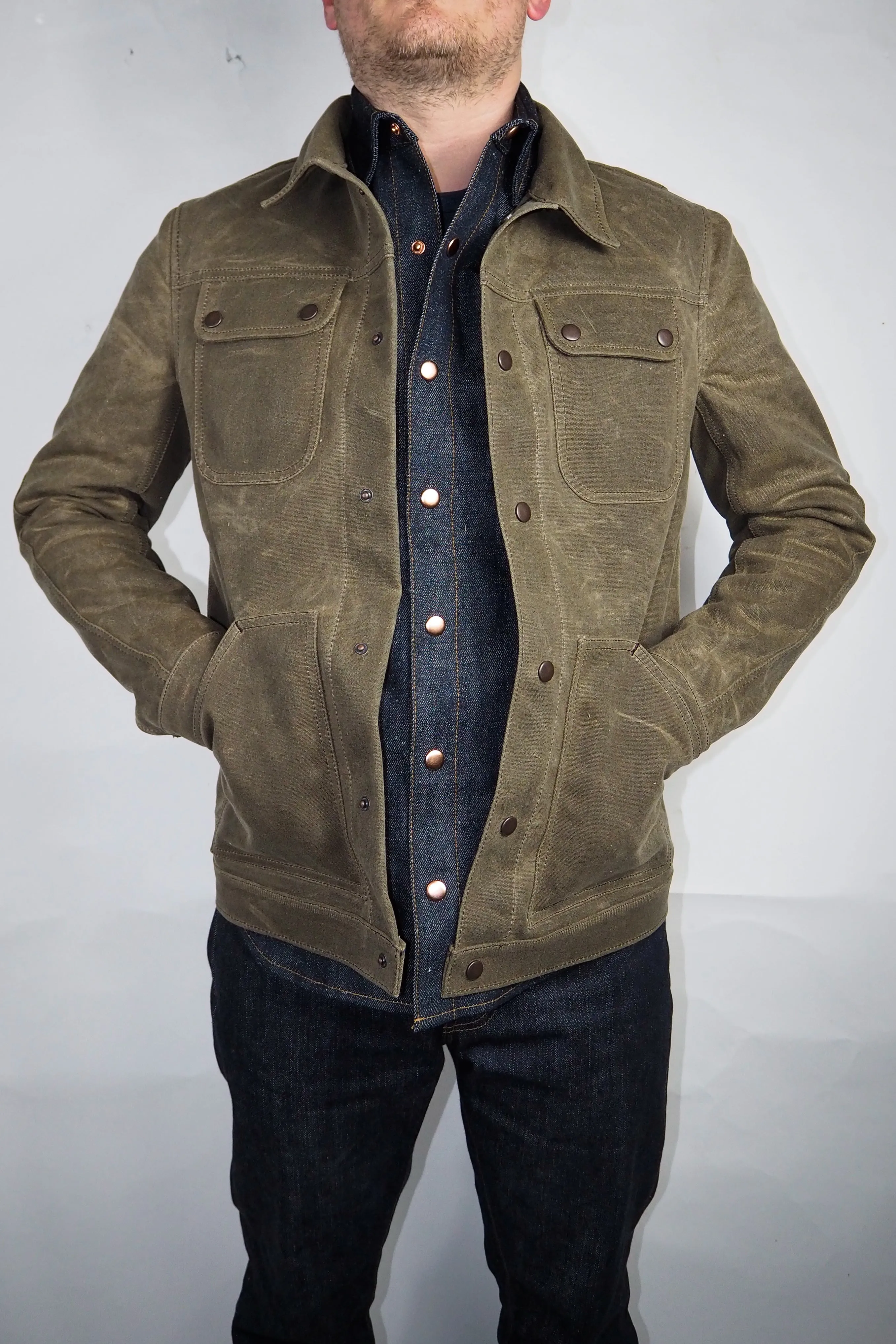 Ranger Jacket - 20oz. Sage Waxed Canvas