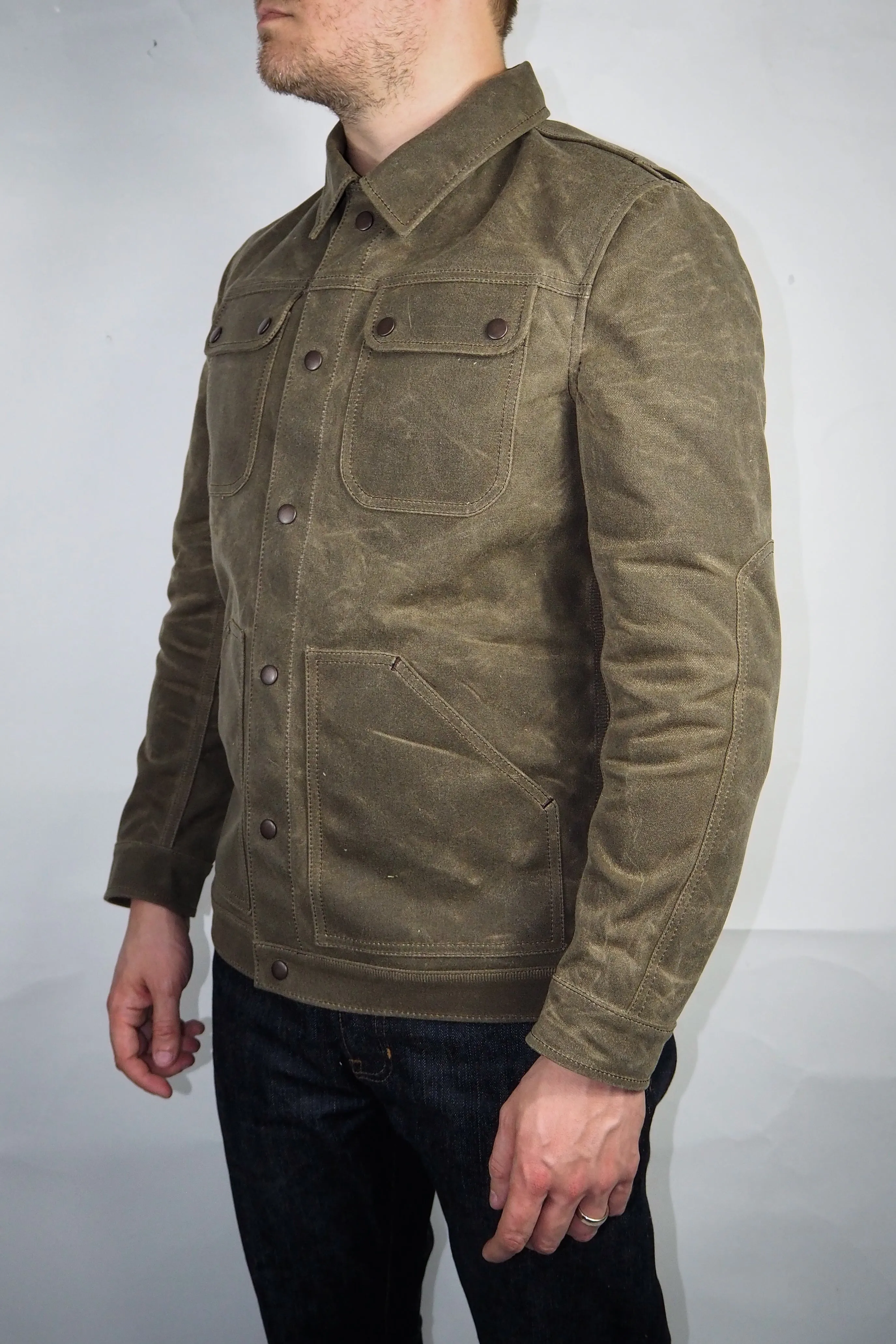 Ranger Jacket - 20oz. Sage Waxed Canvas