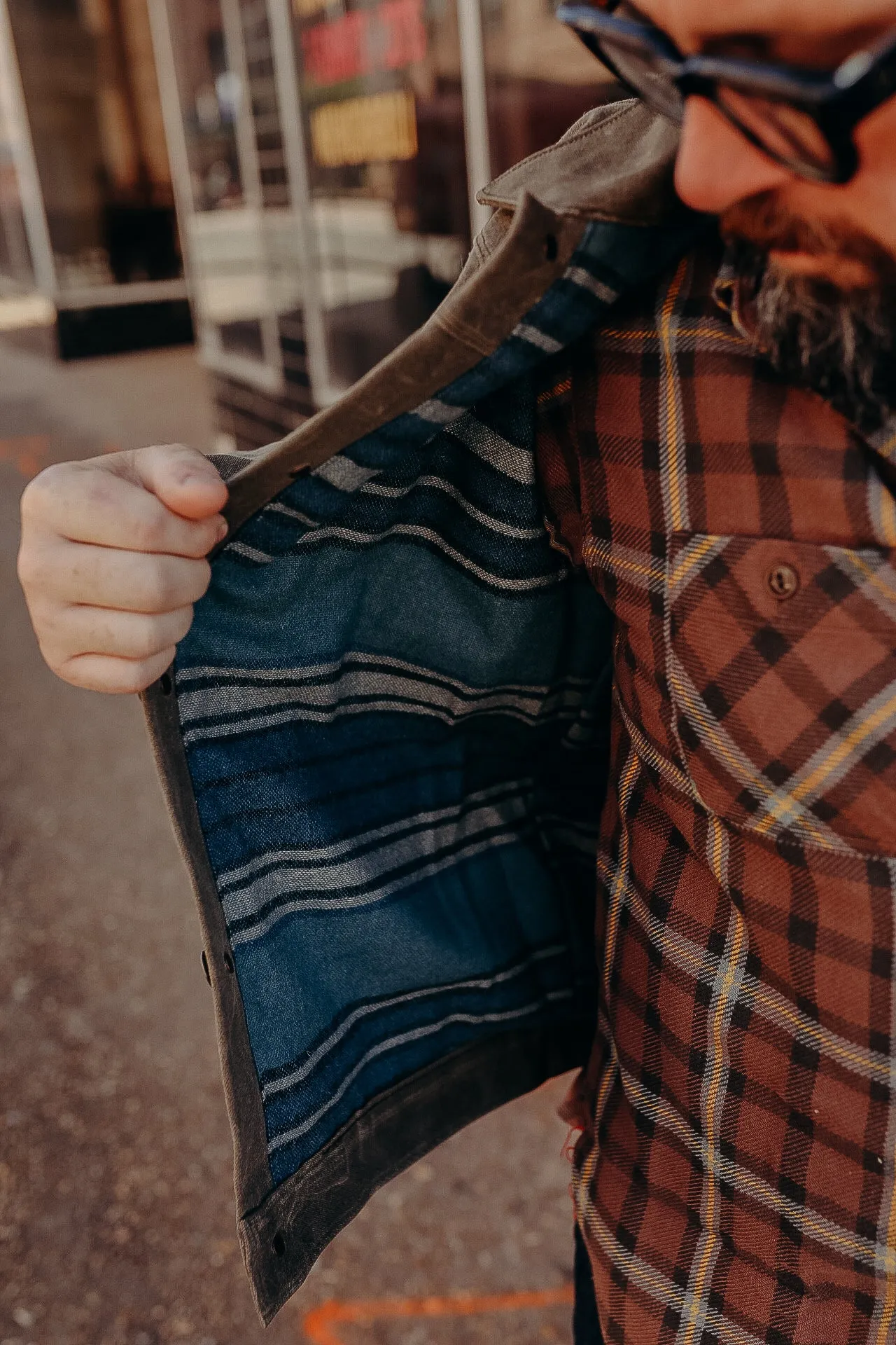 RJ-1 Heavy Wool Lined- Tobacco