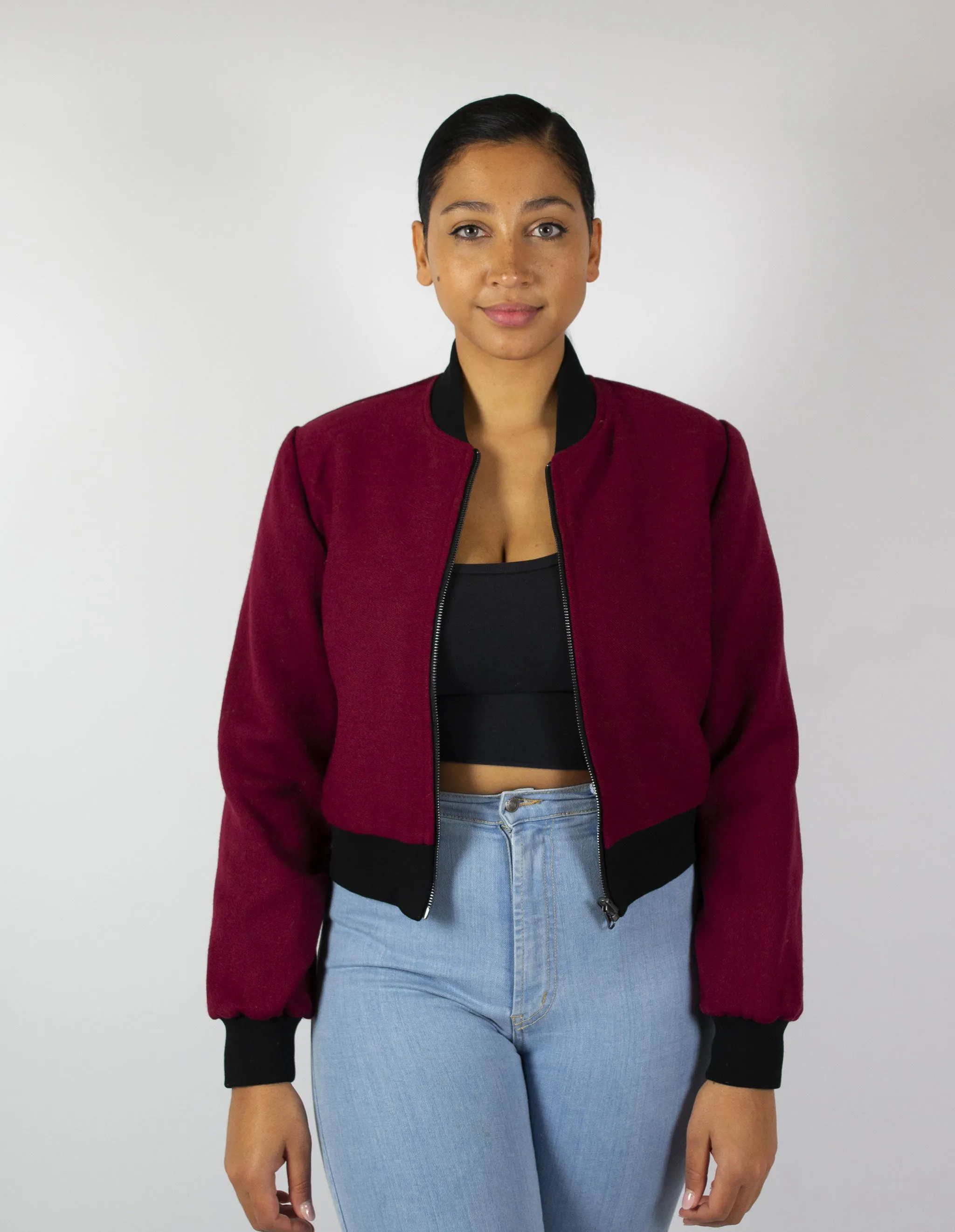 Royal Blue Starbeam Reversible Bomber Jacket