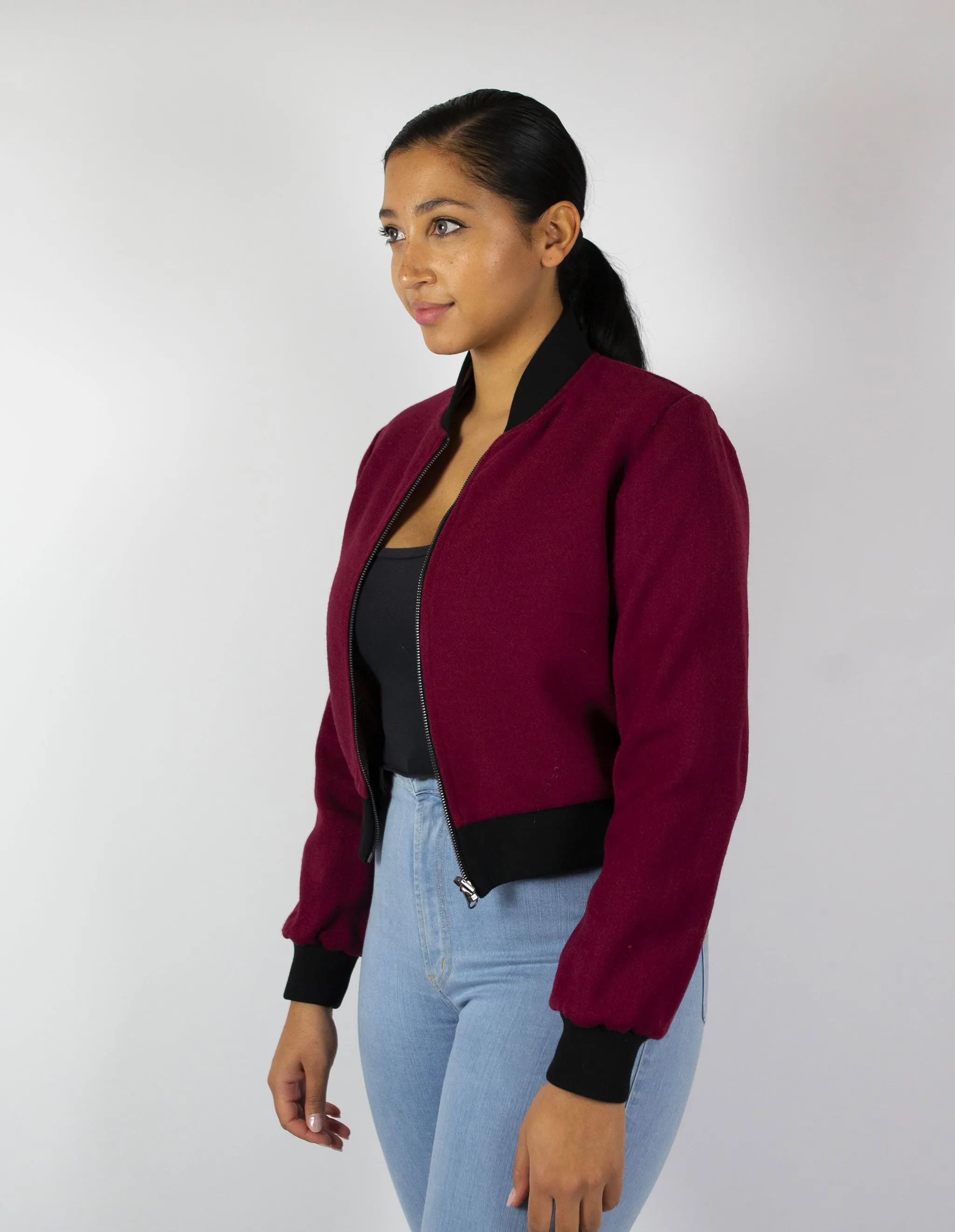 Royal Blue Starbeam Reversible Bomber Jacket