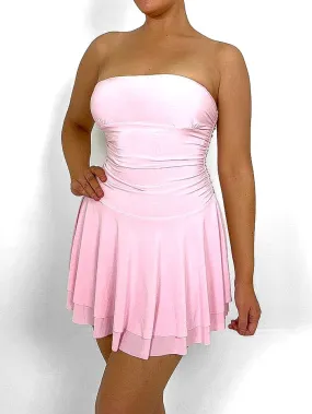 Ruche Side Slinky Tube Dress