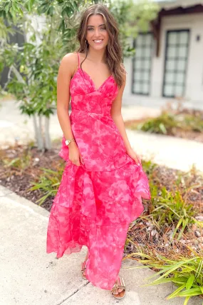 Spring Romance Floral Tiered Maxi Dress