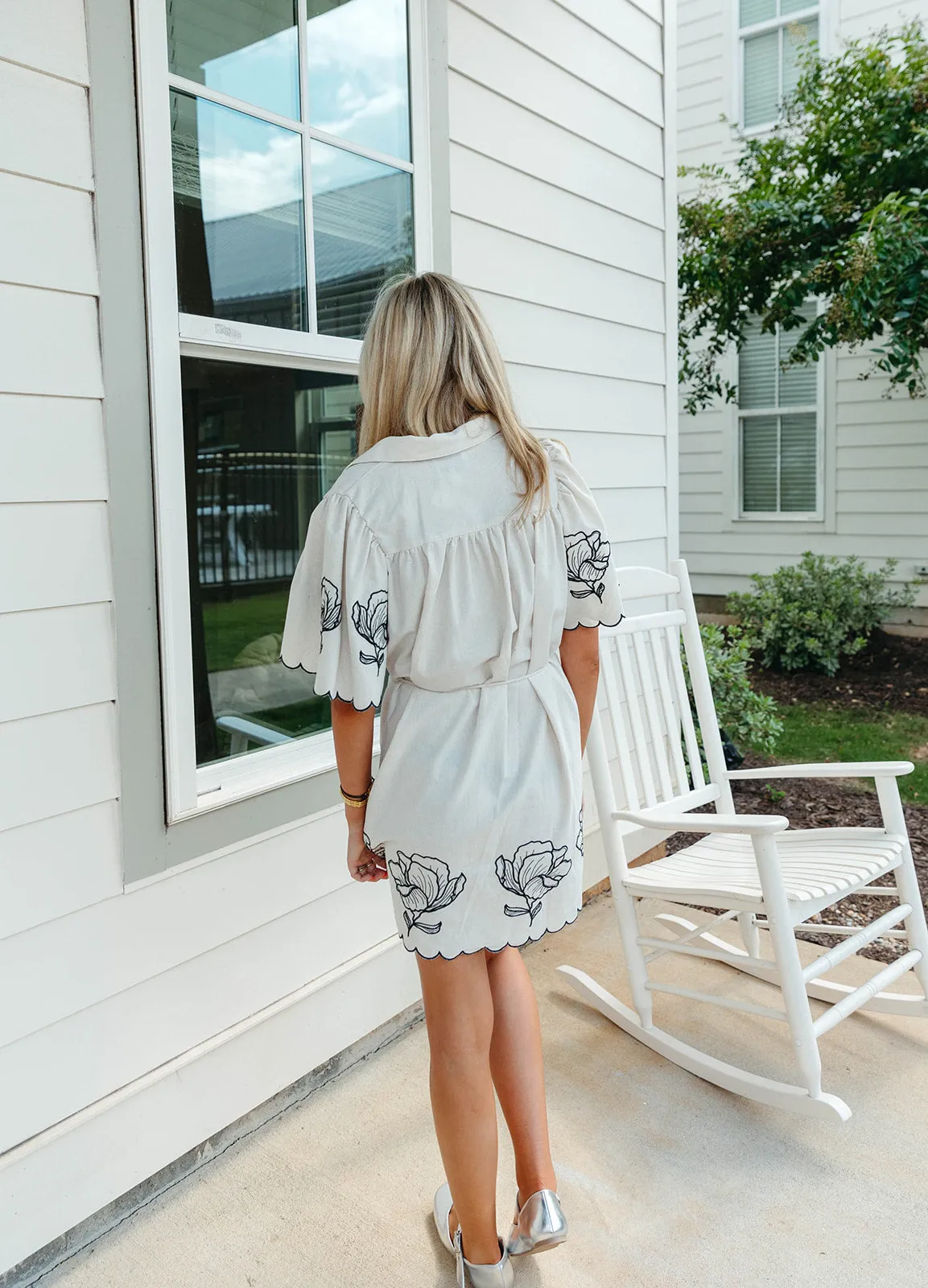 Taylen Mini Dress - Oatmeal