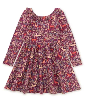 Tea Ruffle Collar Ballet Dress