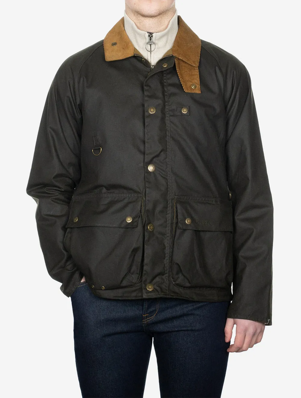 Utility Spey Wax Jacket Olive Twist