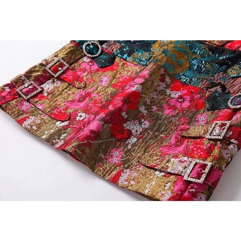 Vintage Printed Skirt