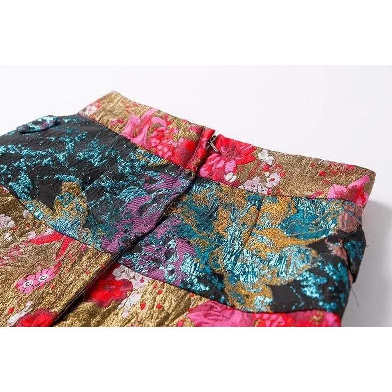 Vintage Printed Skirt