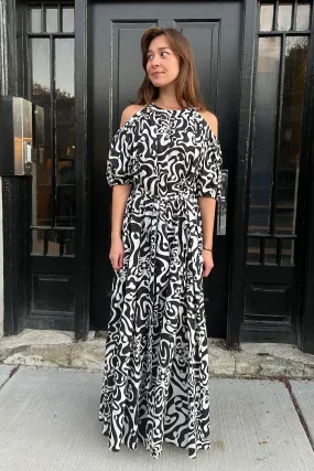 Vivetta - Dress: Stampa Fondo Nero