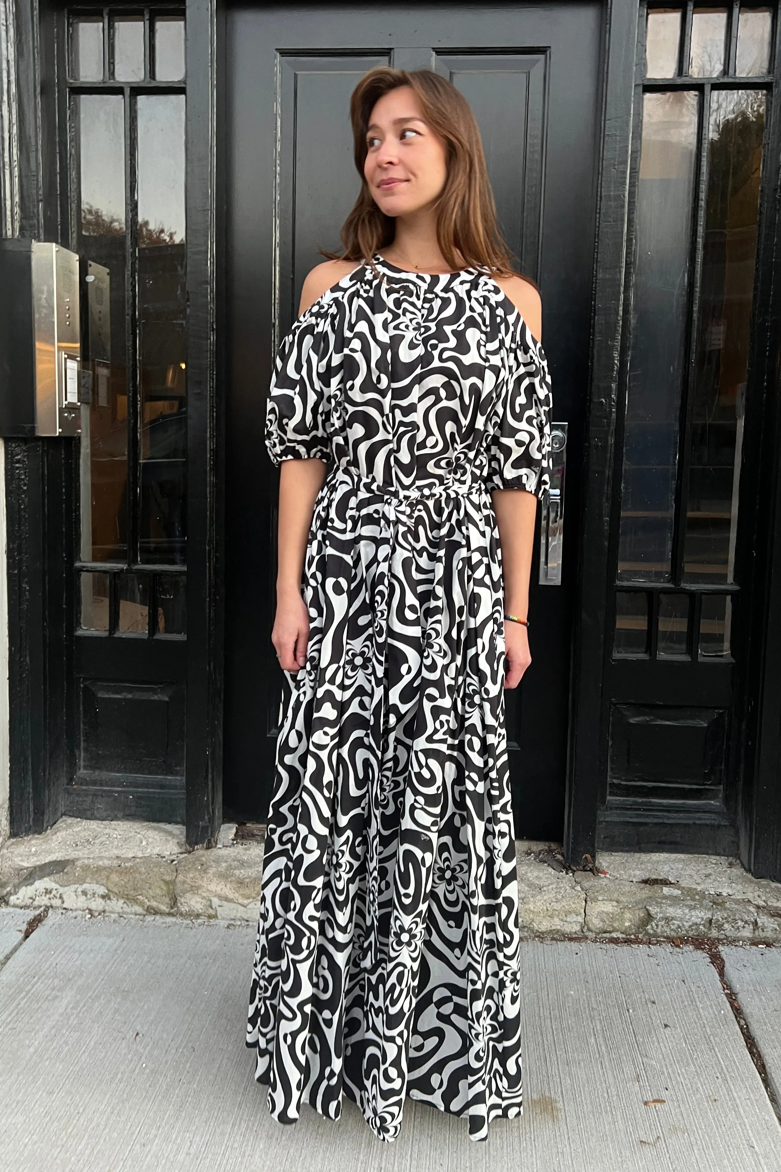 Vivetta - Dress: Stampa Fondo Nero