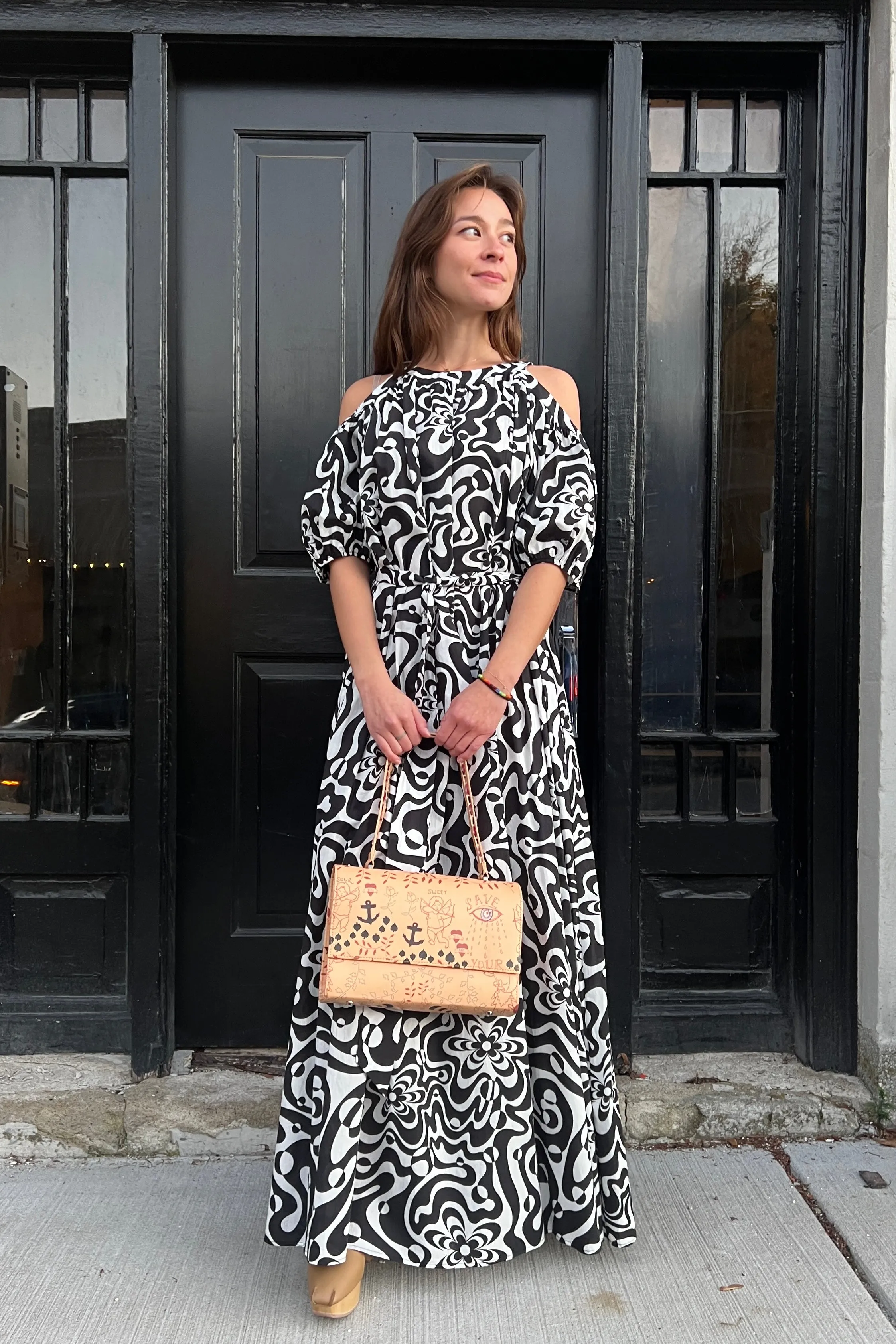 Vivetta - Dress: Stampa Fondo Nero