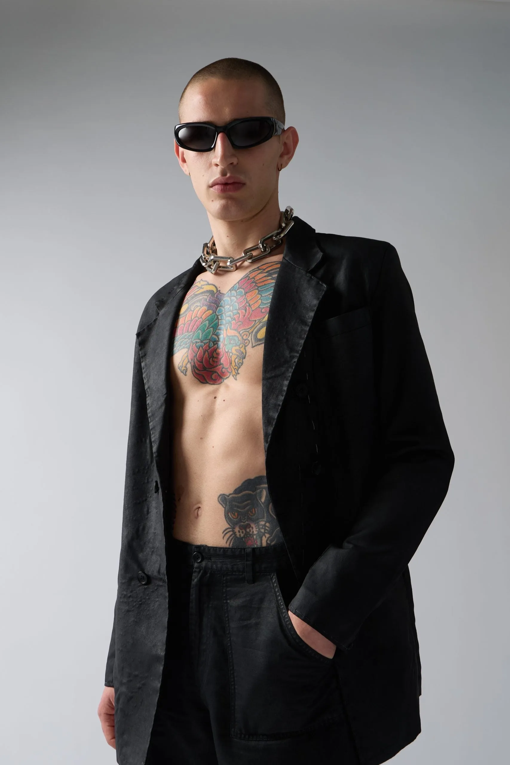 WAXED BLACK JACKET