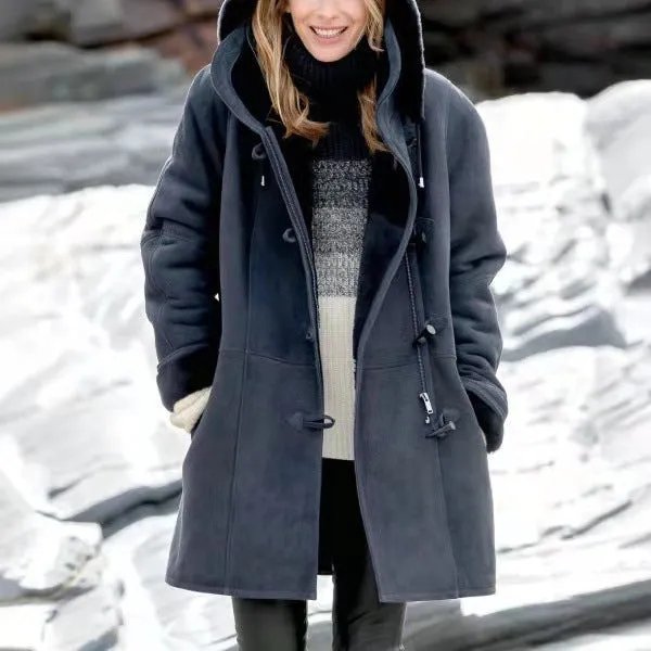 Women's Long Sherpa Lined Jacket