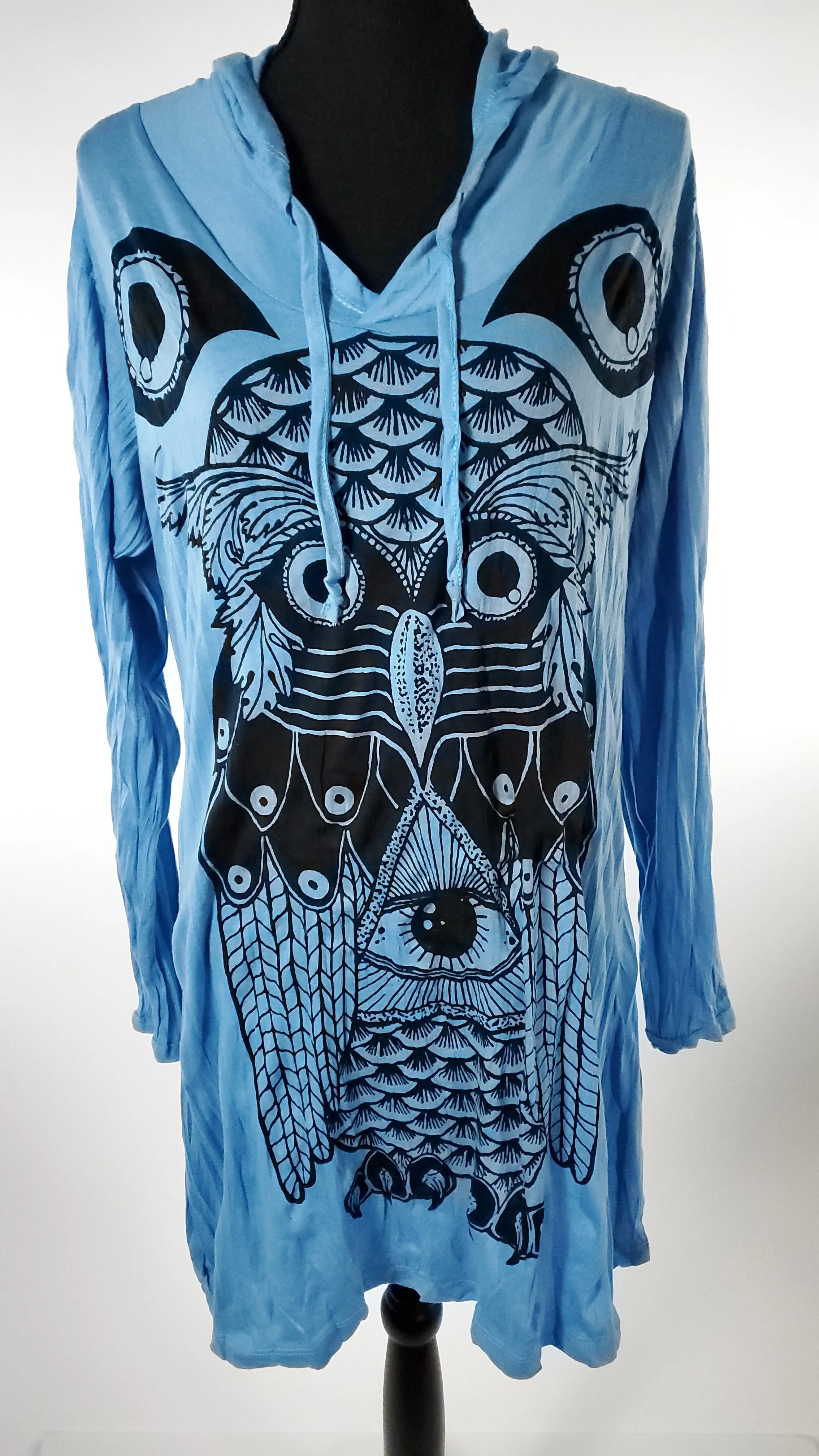 Women's Owl Hoodie Dress