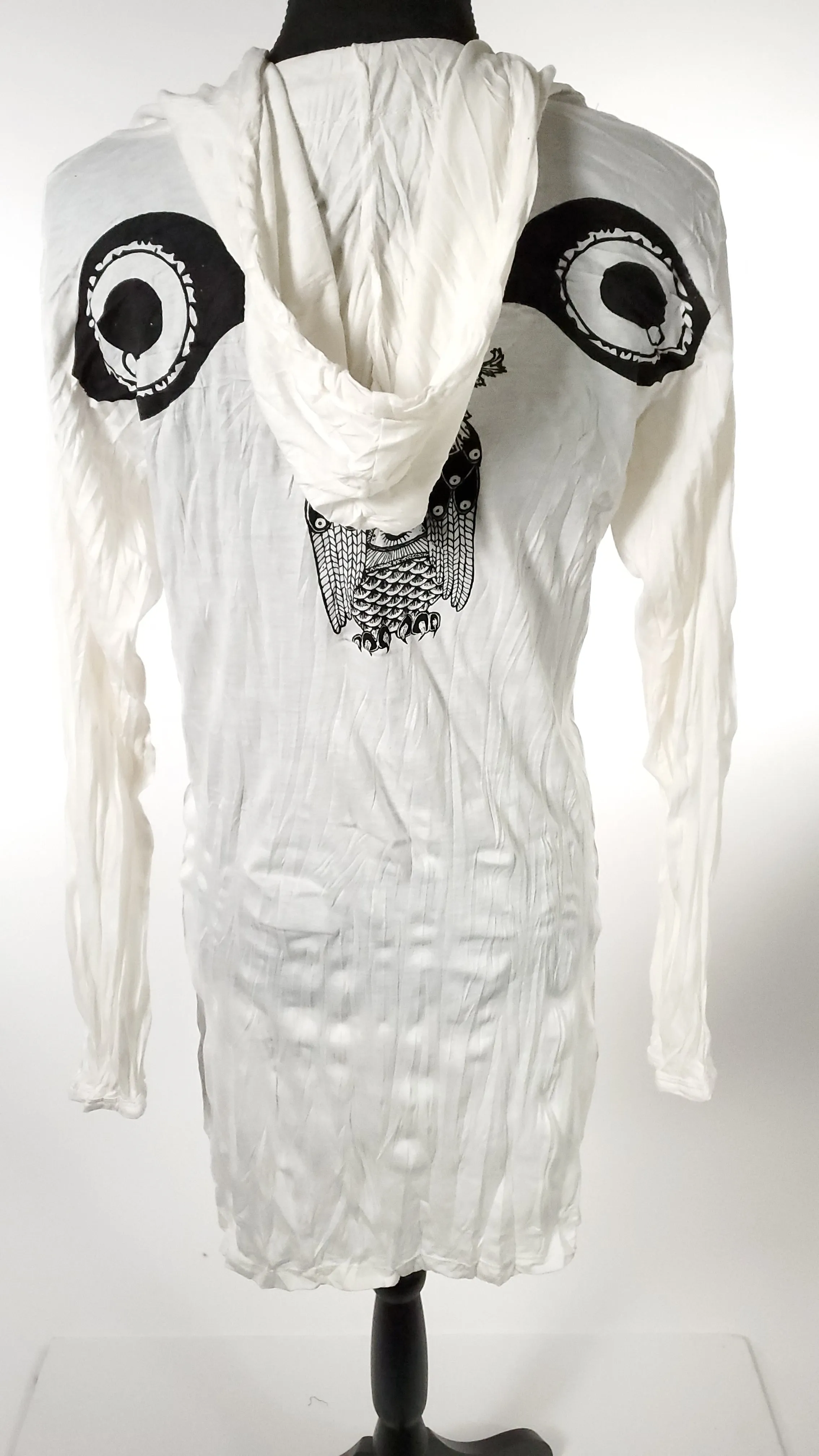 Women's Owl Hoodie Dress