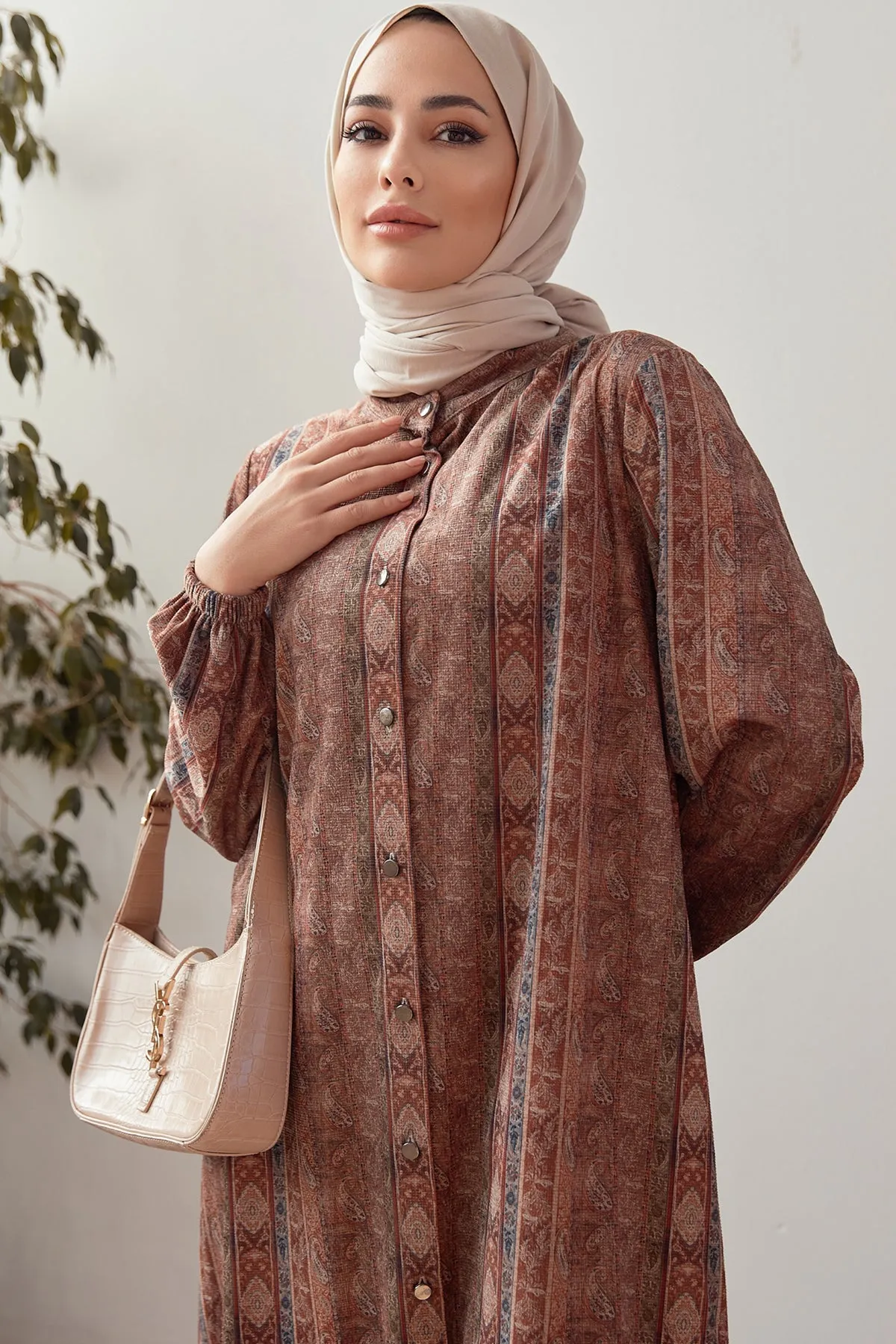 ZRF Women Plus Size Authentic Pattern Suit - Camel - Portland